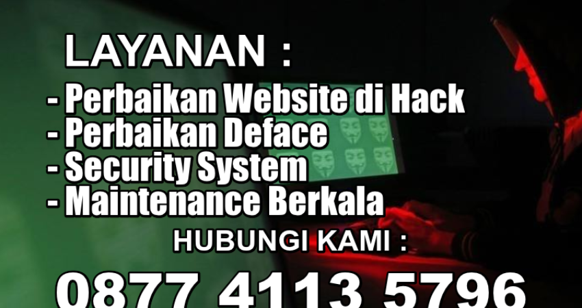 Jasa Perbaikan Website Rusak Kena Hack Deface